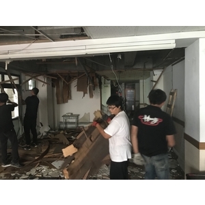 音樂教室拆除施工