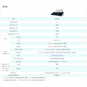 三久太陽能機台規格 , 憶興燈飾