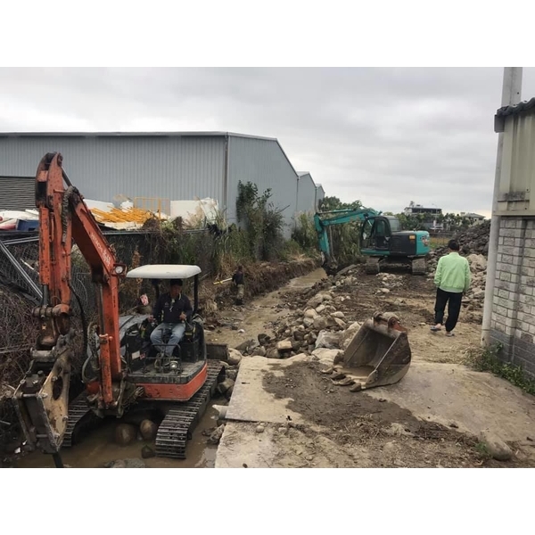 水溝箱涵基礎開挖-尚好重機工程有限公司