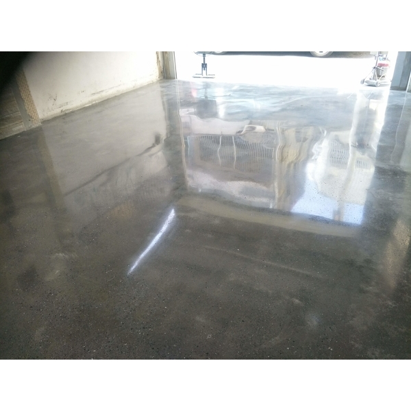 新營復興路車庫地板固化光-磨石通工程公司