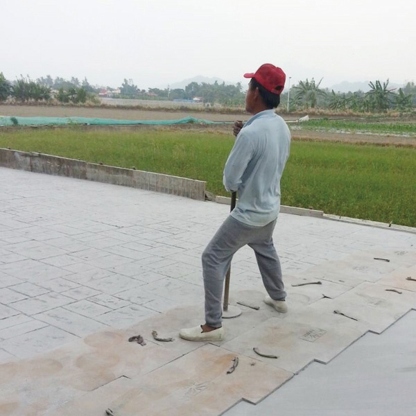 造型壓花地坪舖設工程