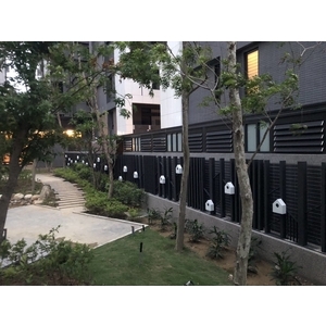 台中格柵工程實績｜台中鋁格柵圍牆工程