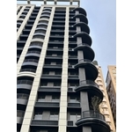 台中格柵工程實績｜台中大樓外牆陽台鋁格柵工程 - 金鋁光鋁業有限公司