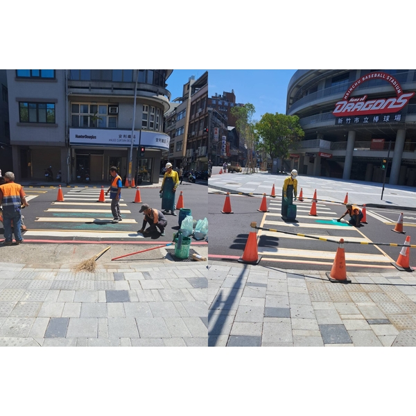 斑馬線－冷塑型彩色止滑道路塗料-新晟化工原料企業有限公司