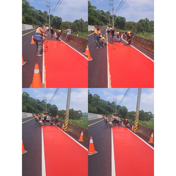 冷塑型彩色止滑道路塗料-自行車道-新晟化工原料企業有限公司
