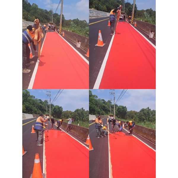 冷塑型彩色止滑道路塗料-自行車道-新晟化工原料企業有限公司