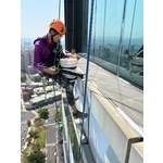 臺中防水工程實績｜臺中市南區外牆蜘蛛人大樓玻璃帷幕牆防水工程 - 上承防水工程團隊