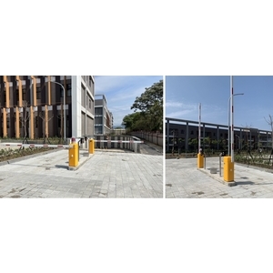桃園市八德區-地下停車場  車道安全警示裝置 - 碩譽電機股份有限公司
