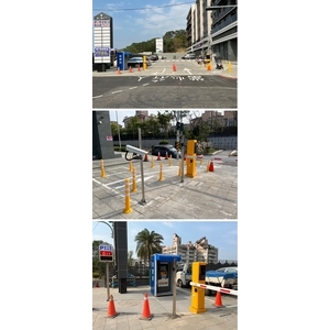 新竹市東區-收費停車場  訂製款柵欄機 - 碩譽電機股份有限公司