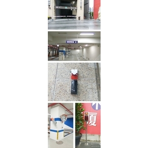 北區建案地下停車場  注意來車燈箱NB-707D-LED 動態紅綠燈NB-105L-出車注意燈箱 - 碩譽電機股份有限公司
