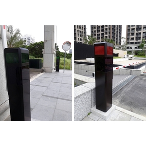 新北市淡水區-社區停車場  訂製款-車道門禁管制系統