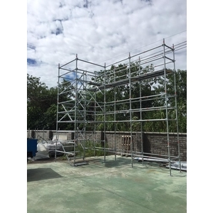 施工架組裝圖 , 震燁工業有限公司