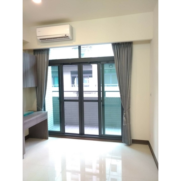 雙層式三折景一布一紗-忠允窗簾企業社