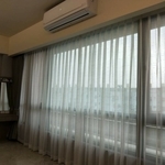 雙層式三折景一布一紗 - 忠允窗簾企業社