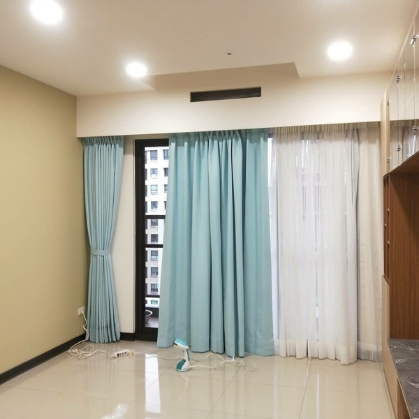 雙層式三折景一布一紗 雙層式三折景一布一紗-忠允窗簾企業社