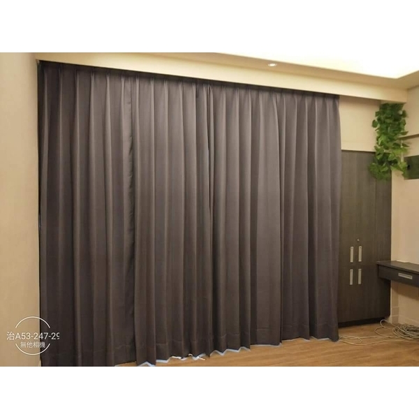 三折景布簾