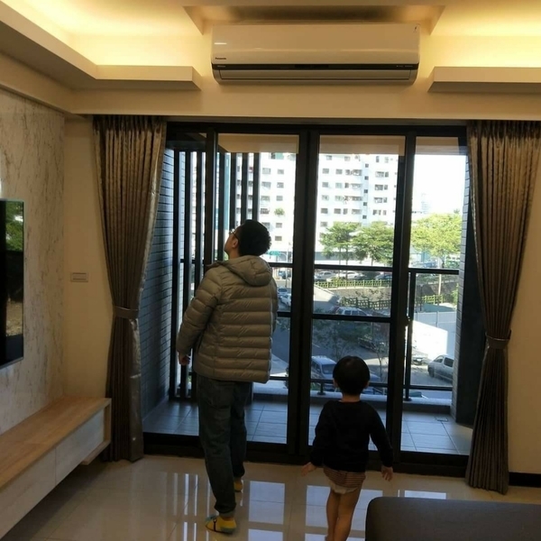 三折景布簾 三折景布簾,忠允窗簾企業社