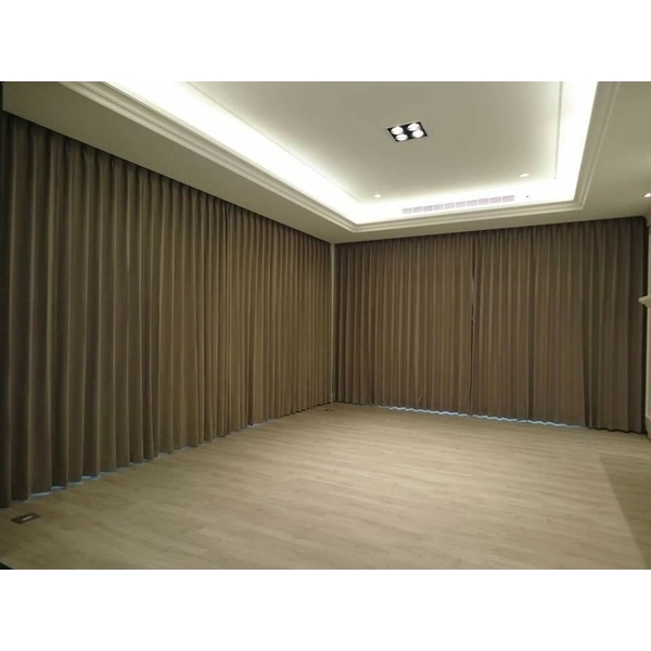 三折景布簾 三折景布簾,忠允窗簾企業社