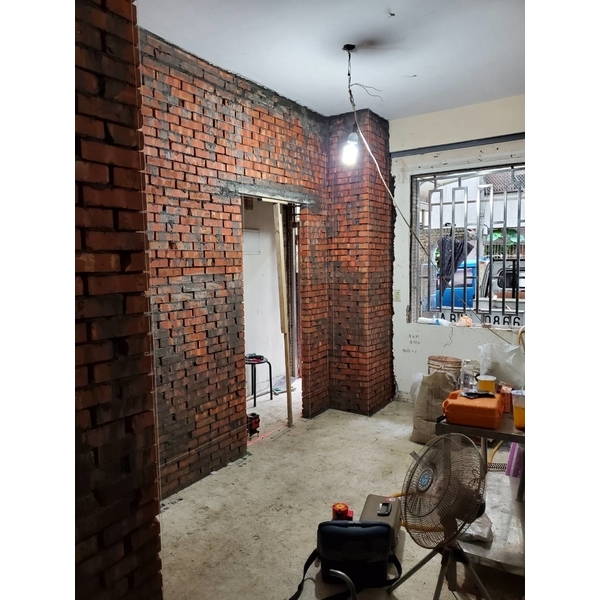 砌紅磚牆,世代業工程行