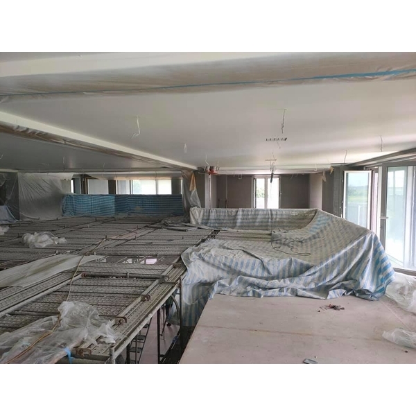 挑高天花施工-魔法屋油漆防水工程