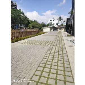 植草磚舖設工程