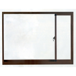 鵝牌-單層玻璃景觀邊固邊拉窗