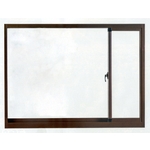 鵝牌-單層玻璃景觀邊固邊拉窗-新皇傢尖端科技門窗