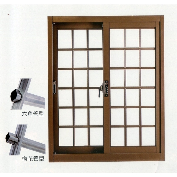 鵝牌-複層玻璃防盜氣密橫拉窗