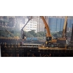 淡江大橋-鋼板樁圍堰、安全支撐、施工構台、施工便橋-吉臣工程有限公司