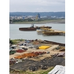 淡江大橋-鋼板樁圍堰、安全支撐、施工構台、施工便橋-吉臣工程有限公司