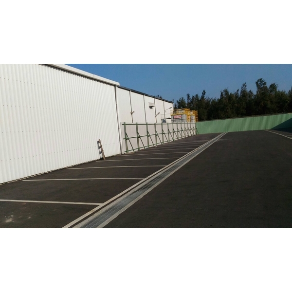 圍籬施作-廟口工程行