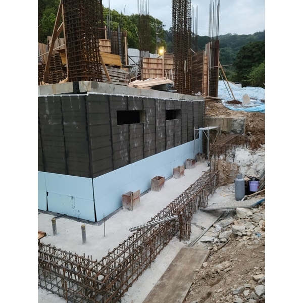 台北市中山北路廟宇建案地下結構體防水工程