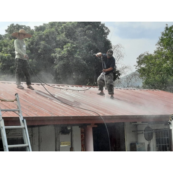 鐵皮浪板高壓清洗機除垢除鏽-全成油漆工程行