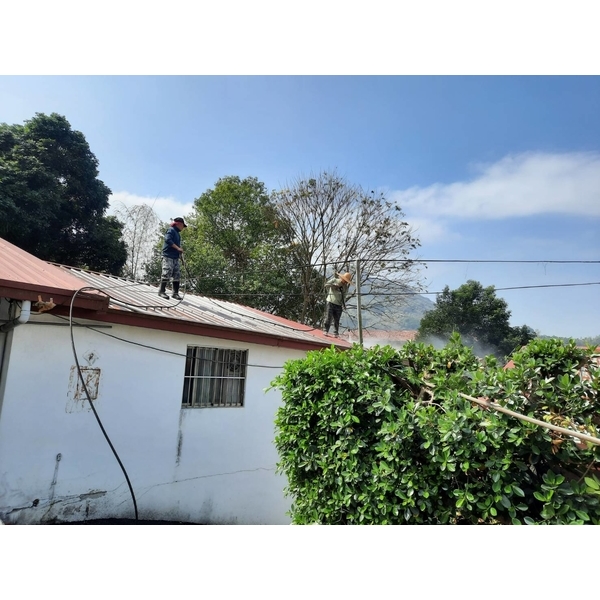 鐵皮浪板高壓清洗機除垢除鏽-全成油漆工程行