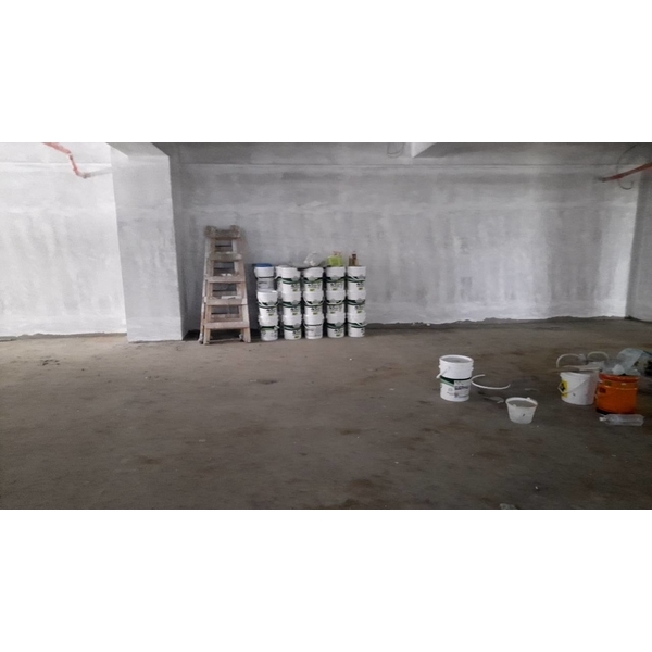 清水模、批土、噴漆－學校公共工程新建案