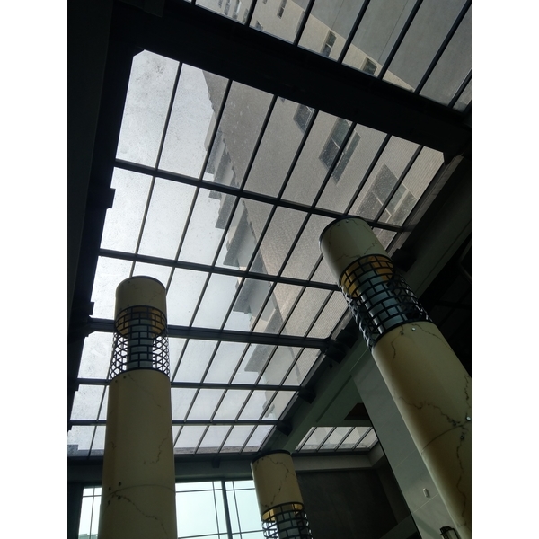 電動採光罩台南皇龍建設天朵大樓中庭開啟關閉