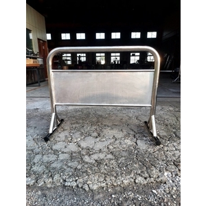 CI-A-A10 不鏽鋼拒馬 停車告示牌 停車拒馬 警示牌 車擋 路牌 路障 拒馬 禁止停車 請勿停車牌 營業用品 客製化鐵件 鐵件 , 棨專工業有限公司