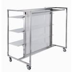 白鐵中島展示架；展示架；鐵件 , 棨專工業有限公司