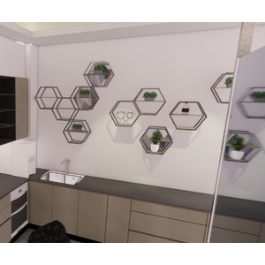 055A17 壁面式商品展示架；展示架,棨專工業有限公司