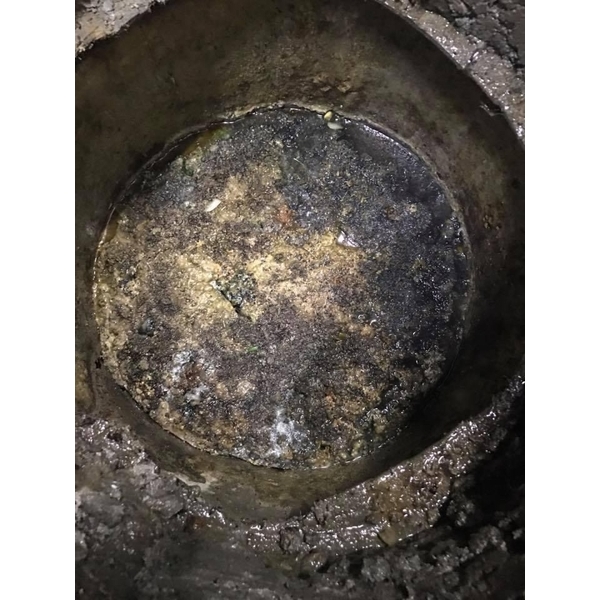 清理化糞池施工前後