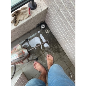 傳統機械式通管機，通水管