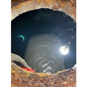 清理化糞池施工前後