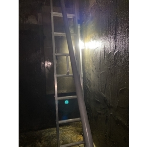 清理化糞池施工前後