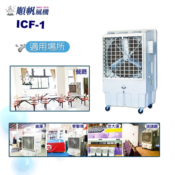 冰晶水冷扇-適用場所,綠陽能源環保有限公司