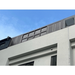 南投透天頂樓採光罩工程｜客製採光遮雨施工