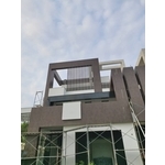 南投鋁格柵工程｜住宅立面垂直鋁格柵設計-峻源企業社
