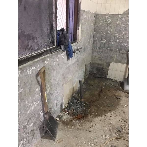 打石廚房地板+壁磚及2樓陽台地板-鑫旺統力工程有限公司