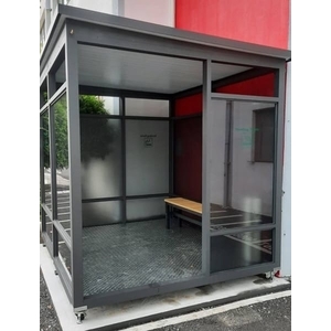 戶外吸菸區（訂製玻璃款） , 鴻家鋁業社