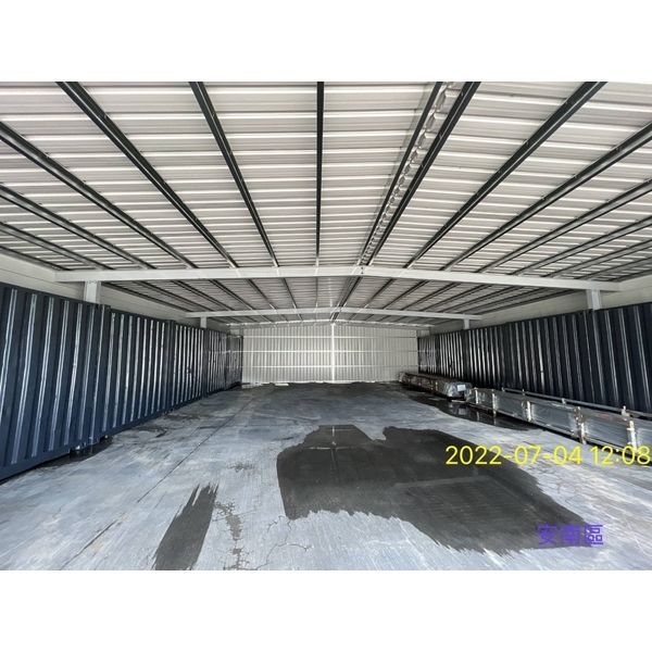 貨櫃屋搭建鐵皮屋（五溝清板）