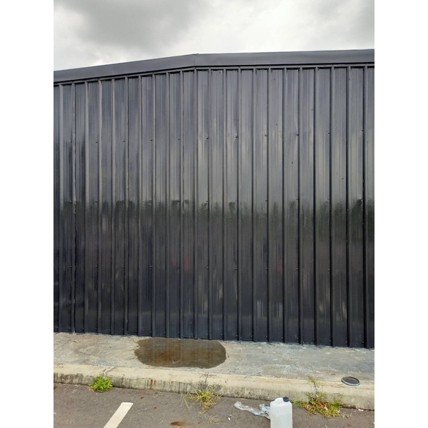 貨櫃屋搭建鐵皮屋（五溝清板）